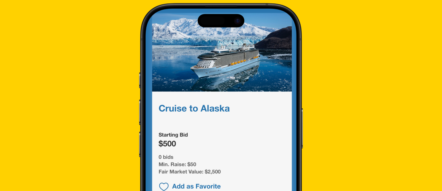 UCLA public auctions mobile application banner